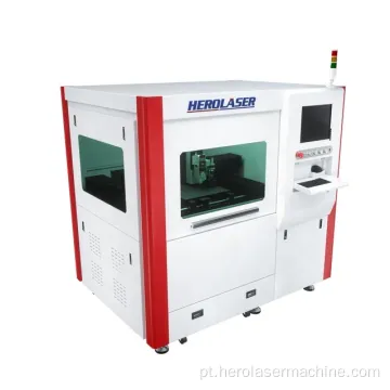 Máquina de gravura de corte de corte de precisão a laser de fibra CNC